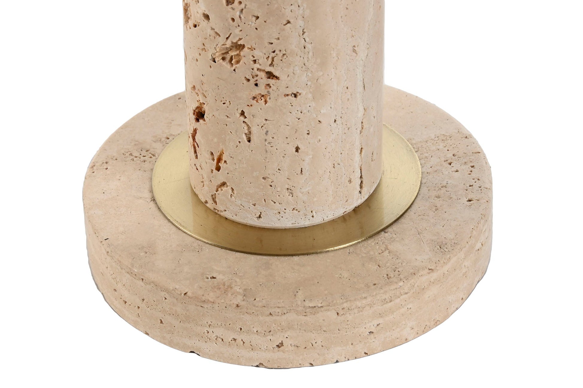 Tall Travertine Base Table Lamp - LUXONAS