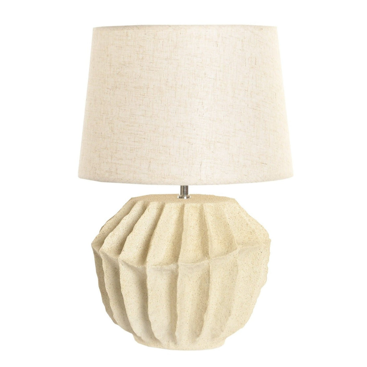 Textured Resin Table Lamp