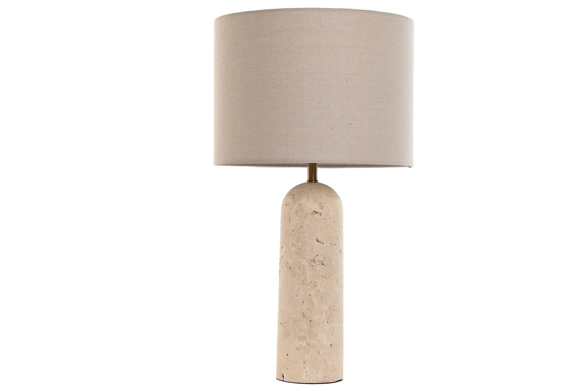 Travertine Base Table Lamp - LUXONAS