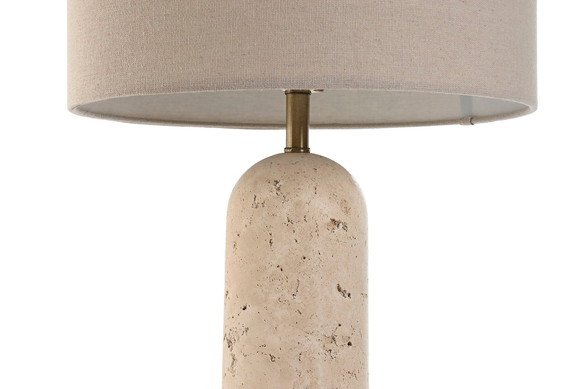 Travertine Base Table Lamp - LUXONAS