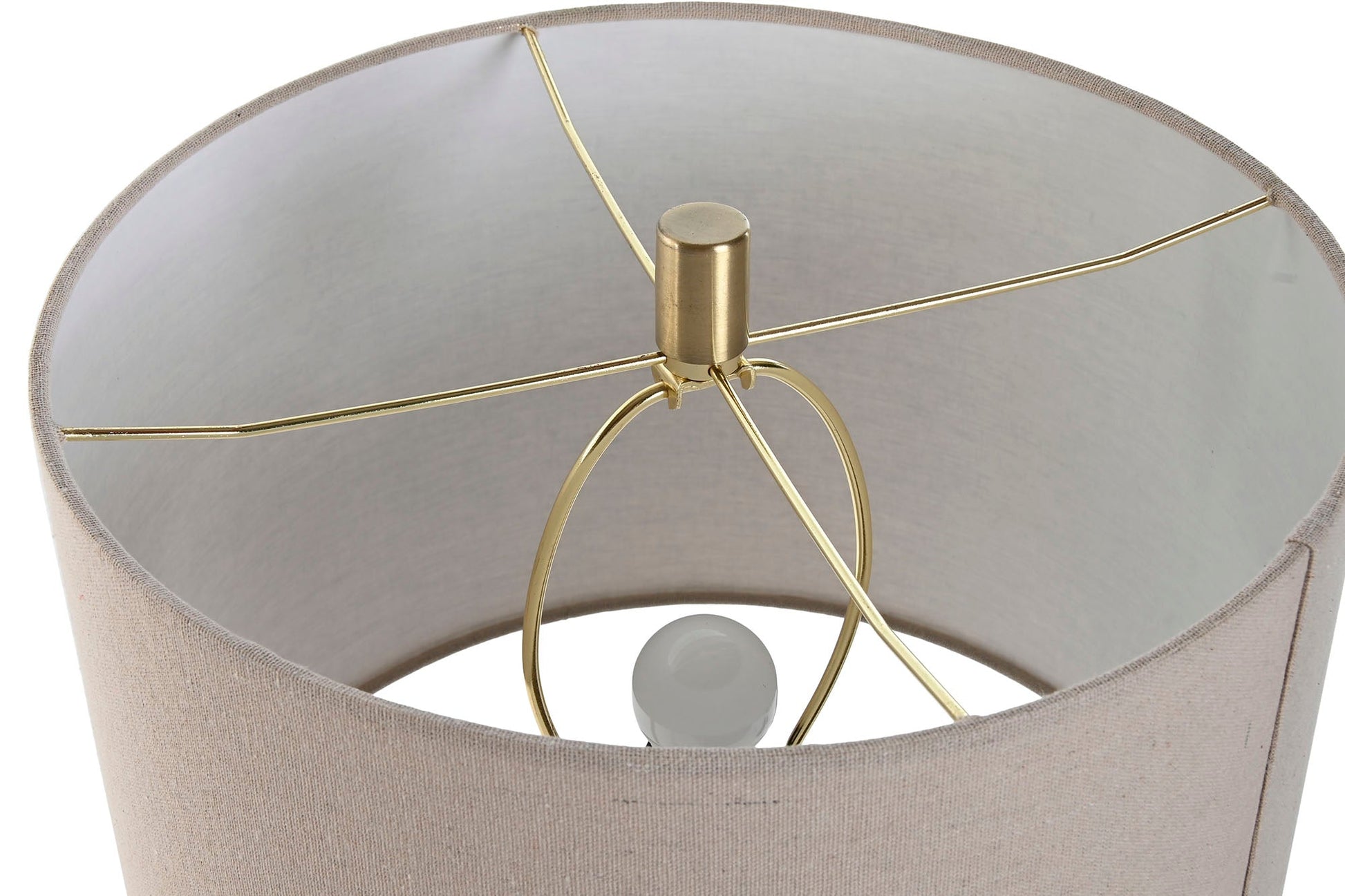 Travertine Base Table Lamp - LUXONAS