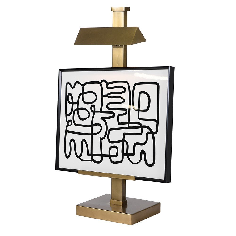 Tripod Easel Table Lamp - LUXONAS
