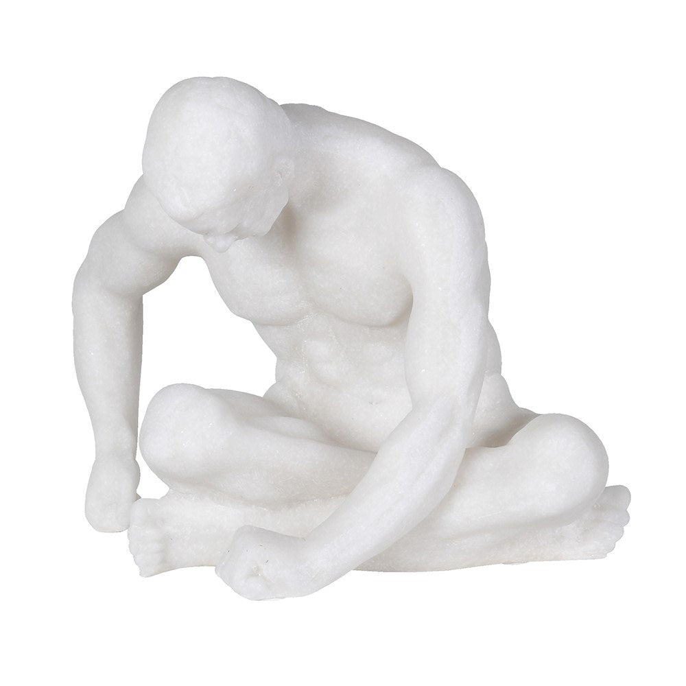 Troubled Sitting Man - LUXONAS