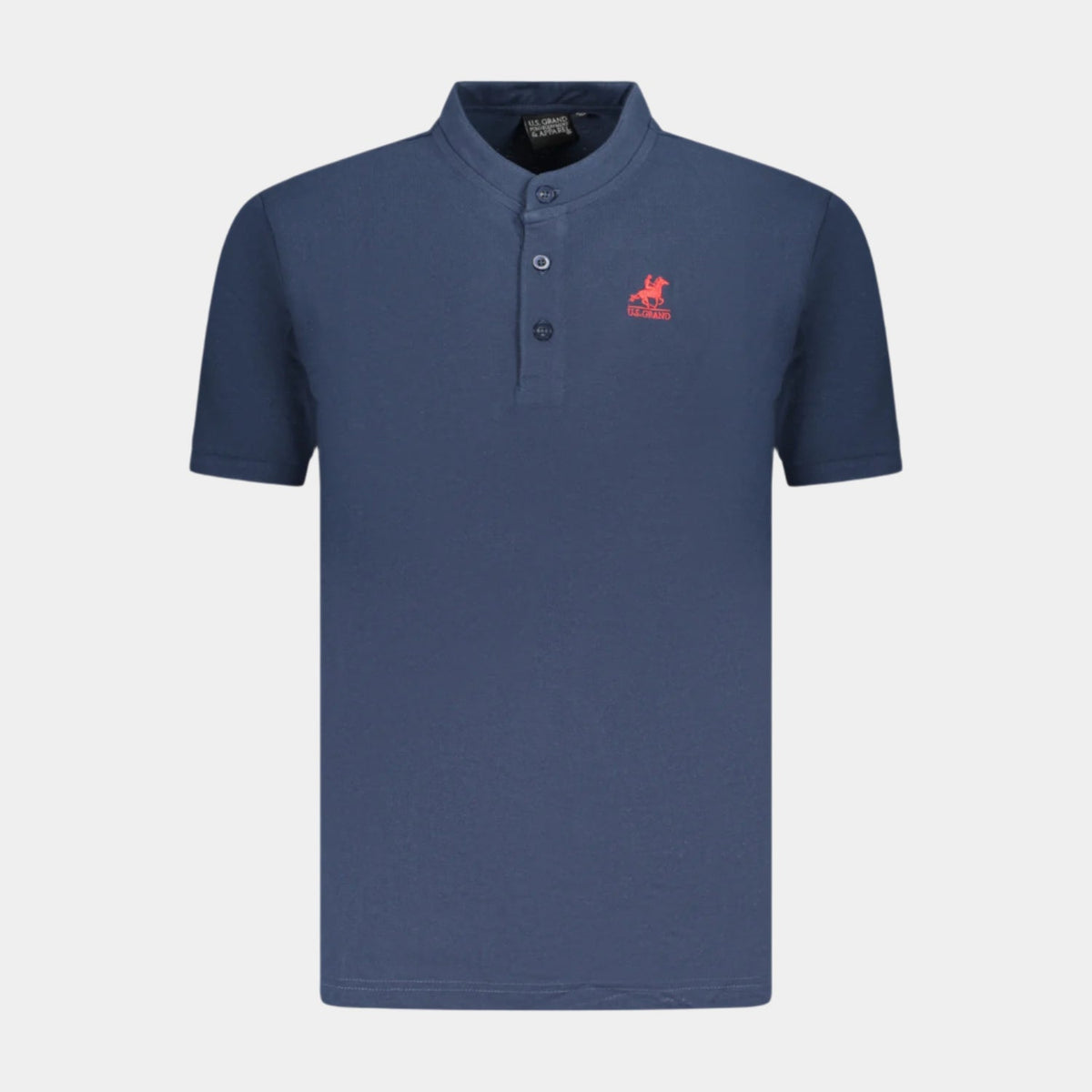 U.S. Grand Chinese Collar Polo - Mandarin Collar Polo Shirts | Cotton Polo
