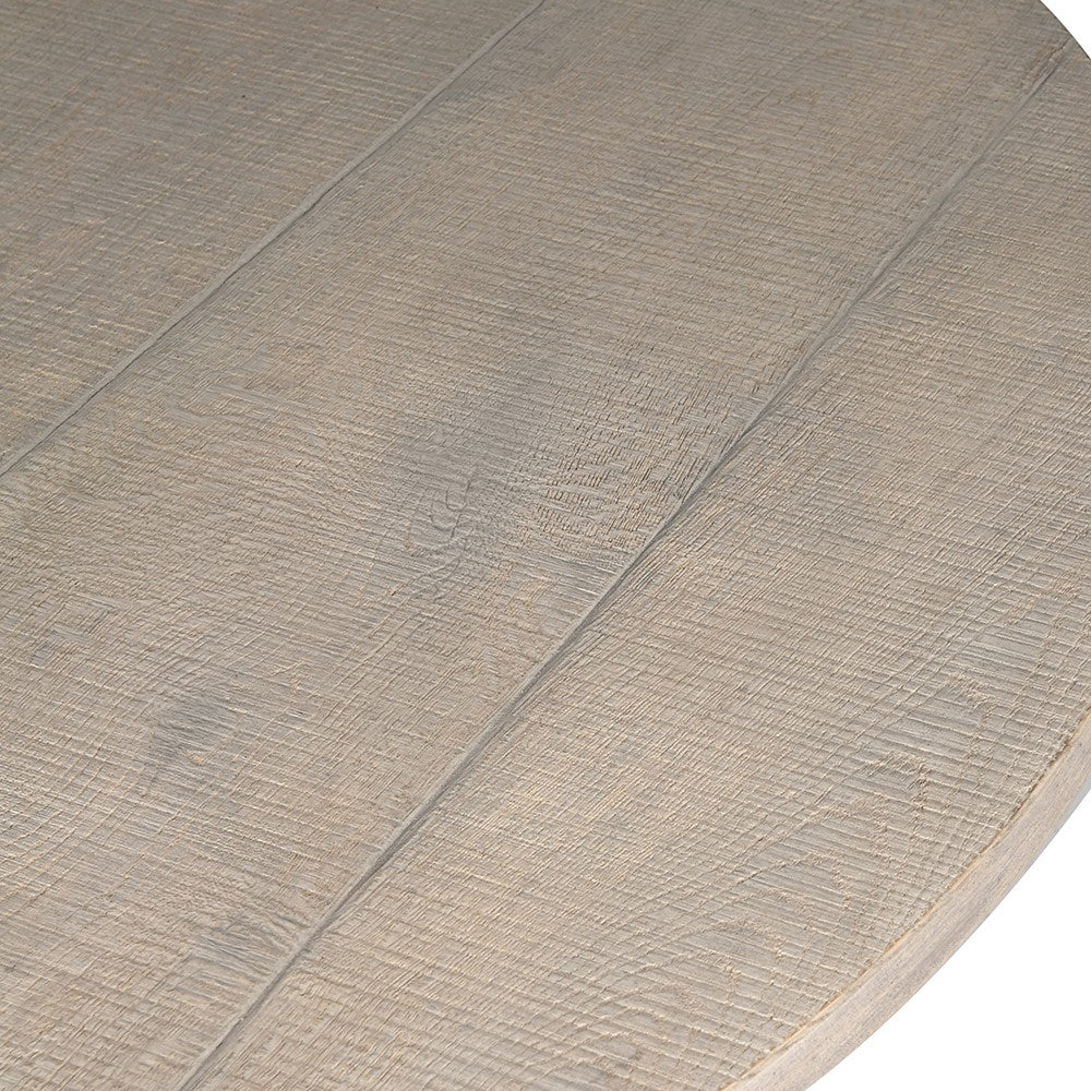 Washed Oak Dining Table - Elegant and Durable Design - LUXONAS