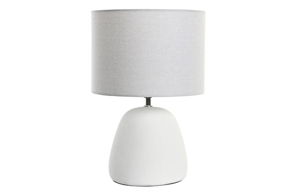 White Bobble Base Table Lamp