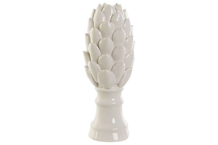 White Pineapple Ceramic Deco