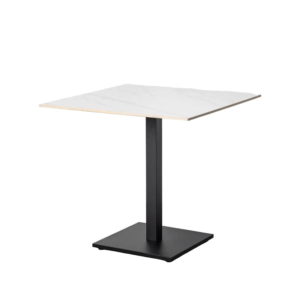 White Sintered Stone Contract Table