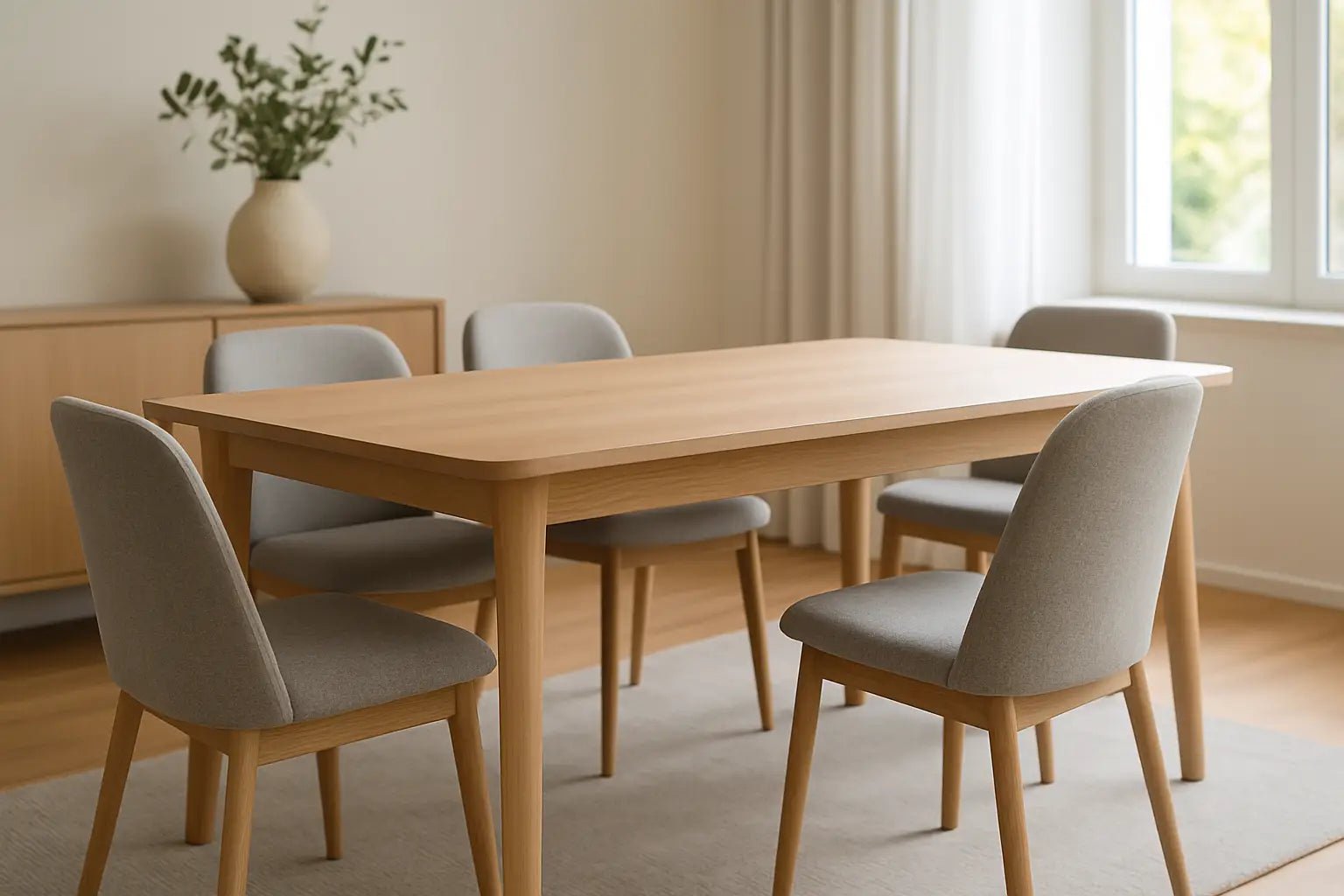 Dining table size that actually fits your room - LUXONAS HOME