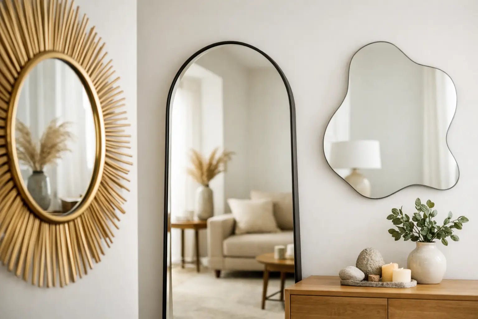 How to Choose a Statement Mirror - LUXONAS HOME
