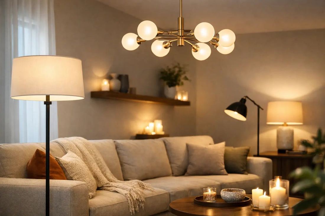 How to Layer Living Room Lighting Well - LUXONAS HOME