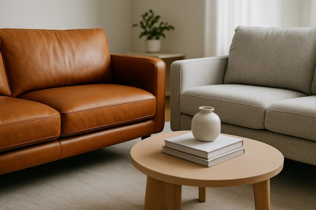Leather or Fabric Sofa? Choose with Confidence - LUXONAS HOME