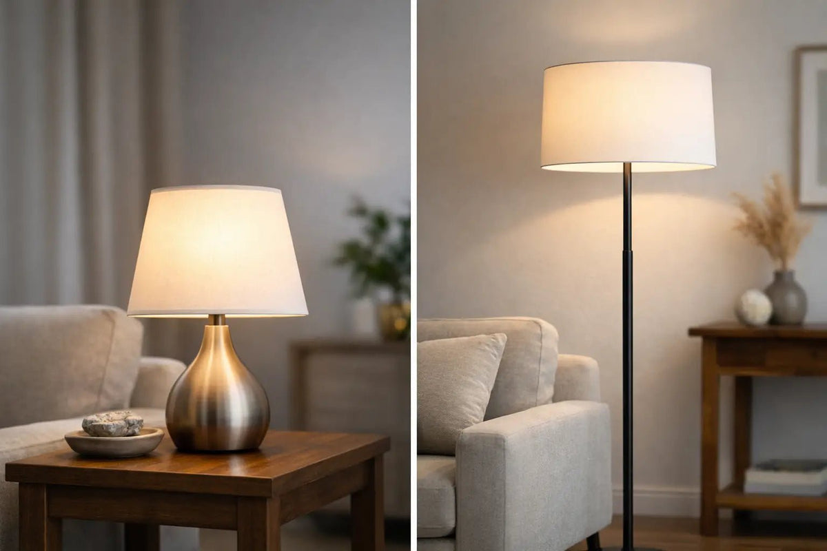 Table Lamps vs Floor Lamps: Which Fits Best? - LUXONAS HOME