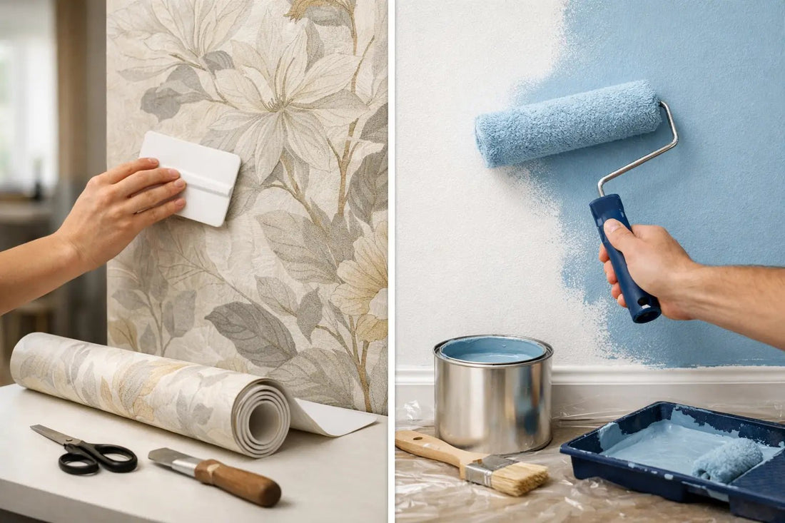 Wallpaper vs Paint for Interiors - LUXONAS HOME