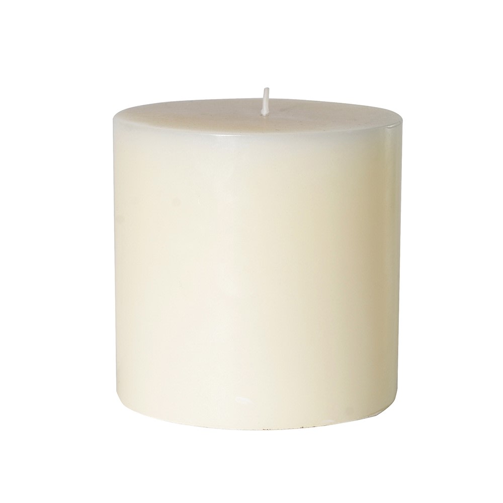 Cream Pillar Candle 100 x 100mm