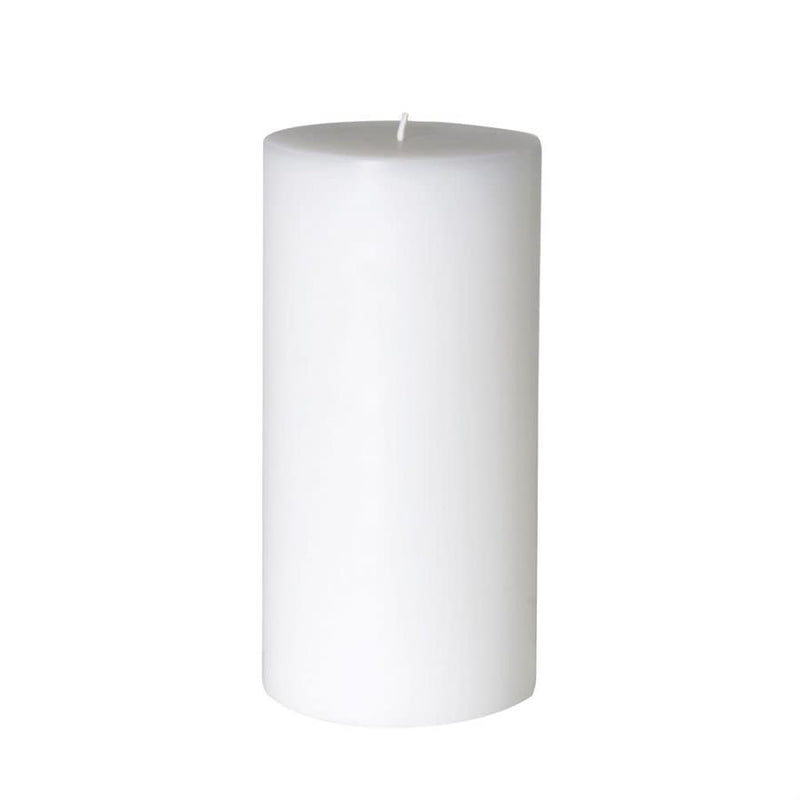 100 x 200mm White Pillar Candle