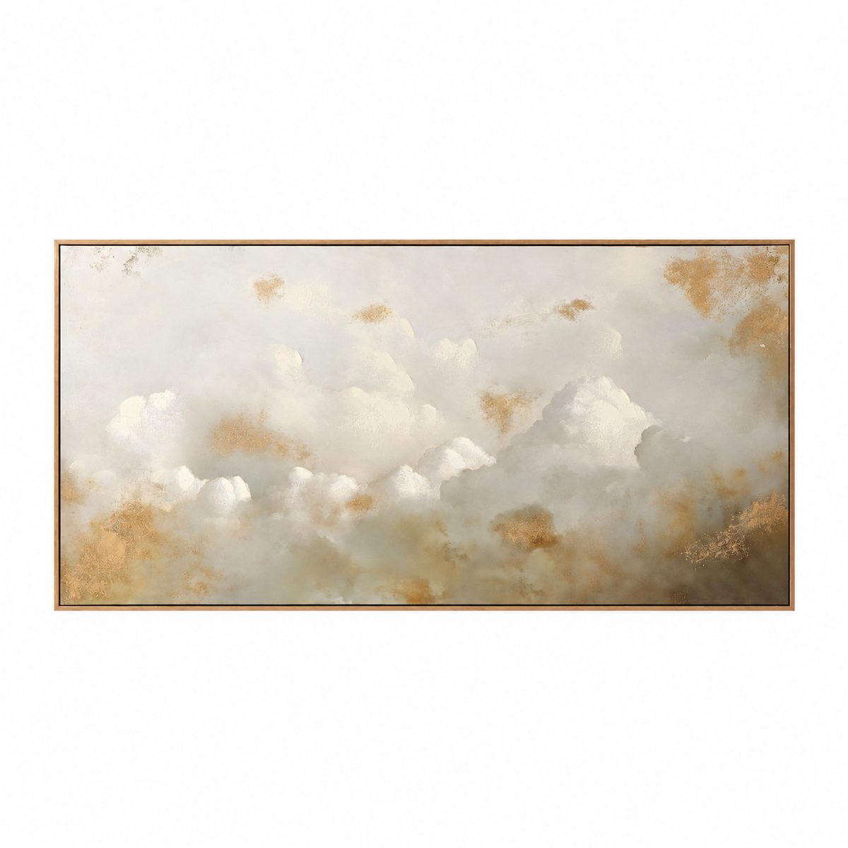 Hand-Painted Cloudscape Canvas