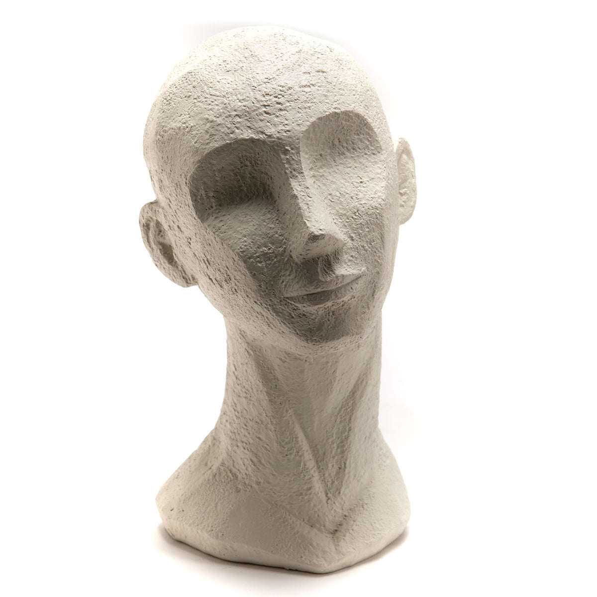 White Head Sculpture