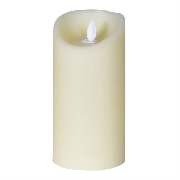 15Cm Ivory LED Candle - Realistic Wax Look
