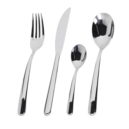 16 Piece Elegant Silver Cutlery Set in Gift Box