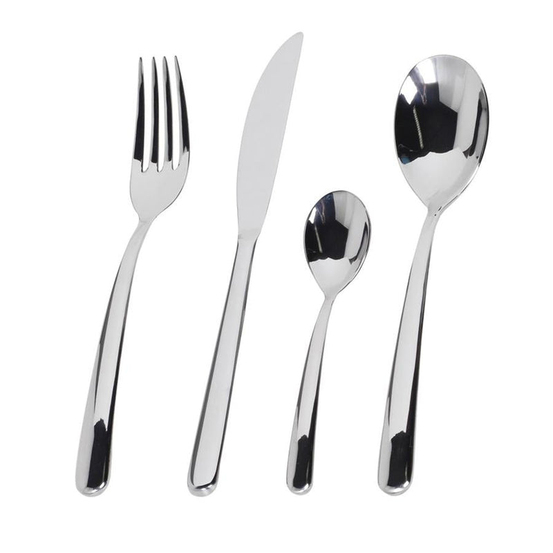 16 Piece Elegant Silver Cutlery Set in Gift Box