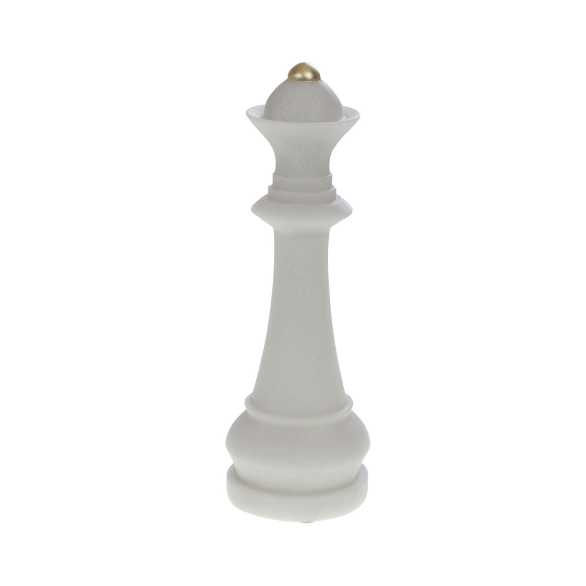 Quartz and Gold Chess Queen