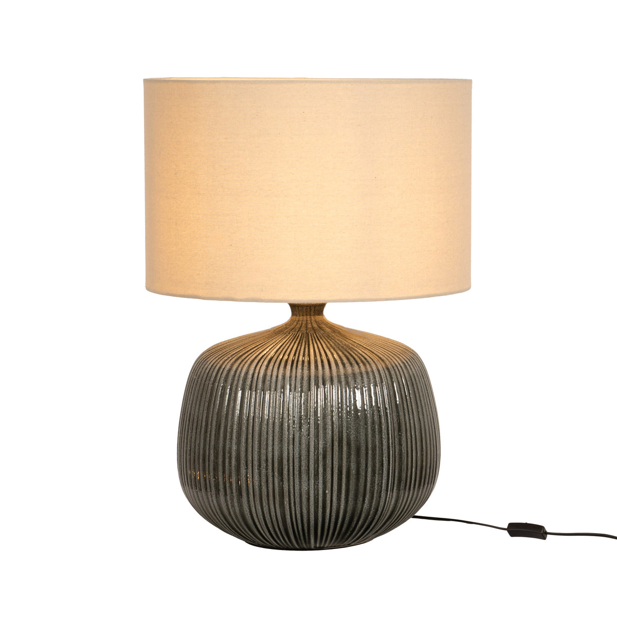Ronde Table Lamp in Black — Large