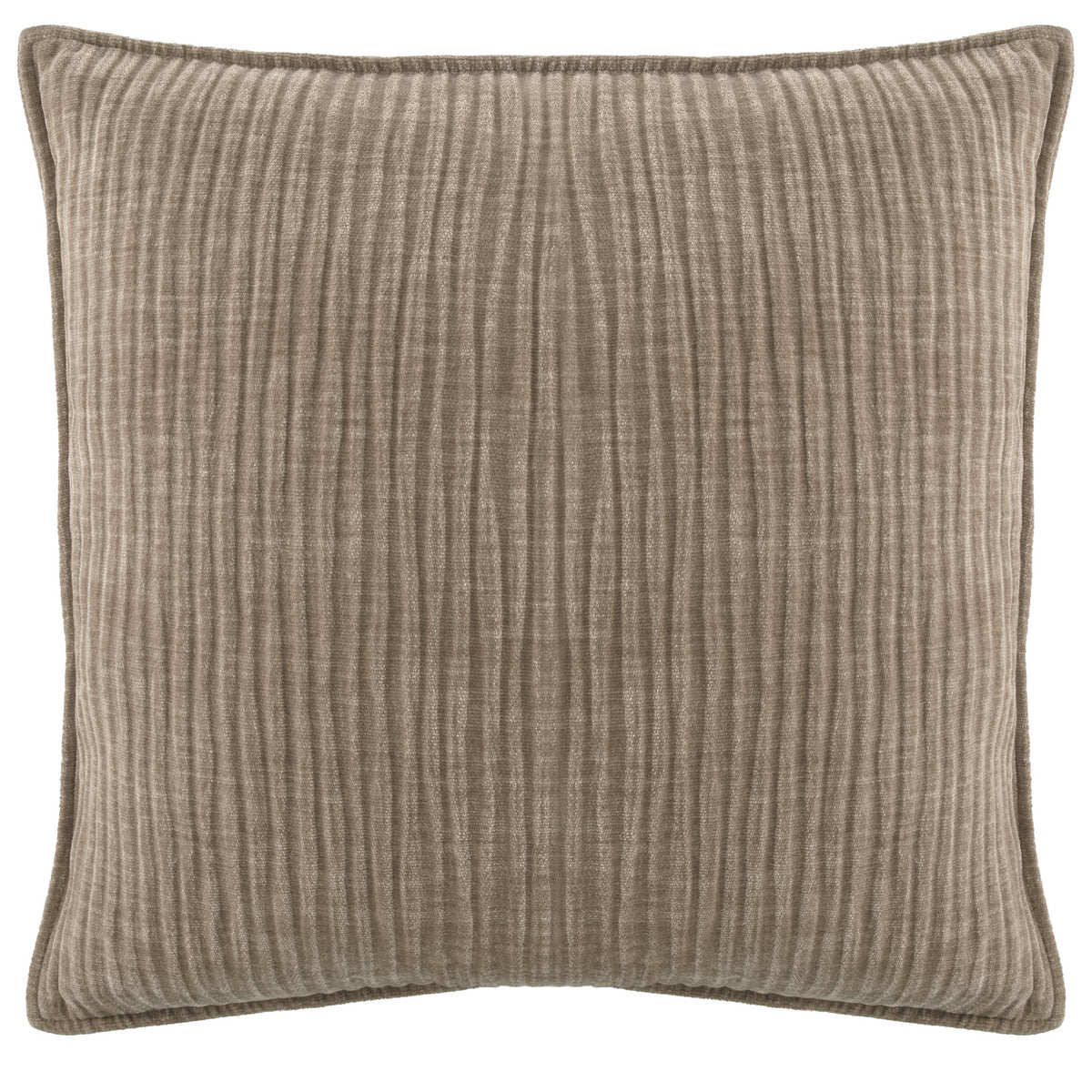Throw cushion (filled) JULIETTE - 45x45 cm: Taupe