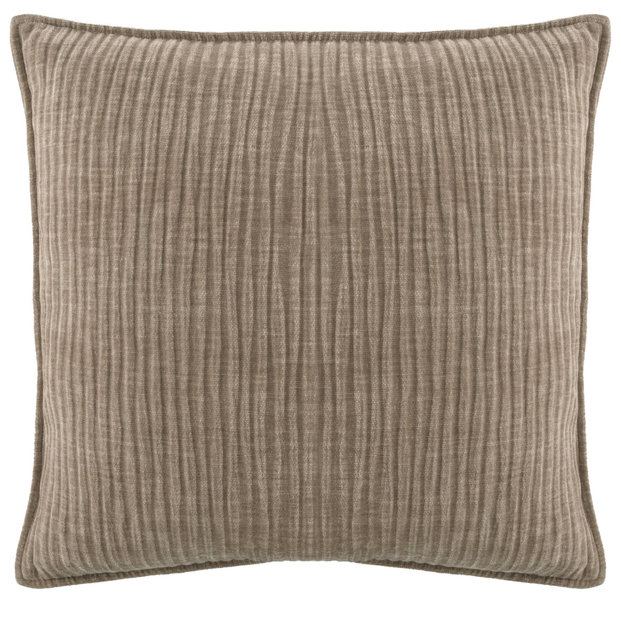 Throw cushion (filled) JULIETTE - 45x45 cm: Taupe