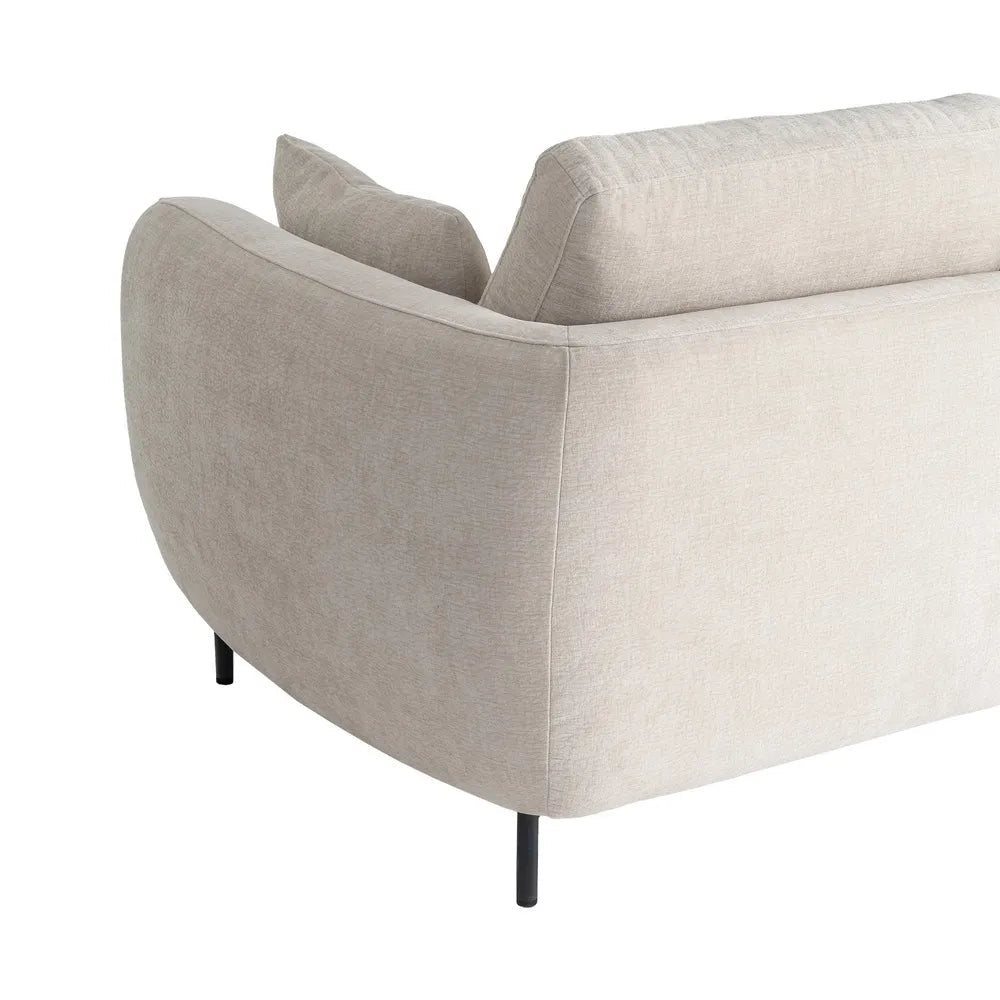 2 Seater Cream Sofa - LUXONAS HOME