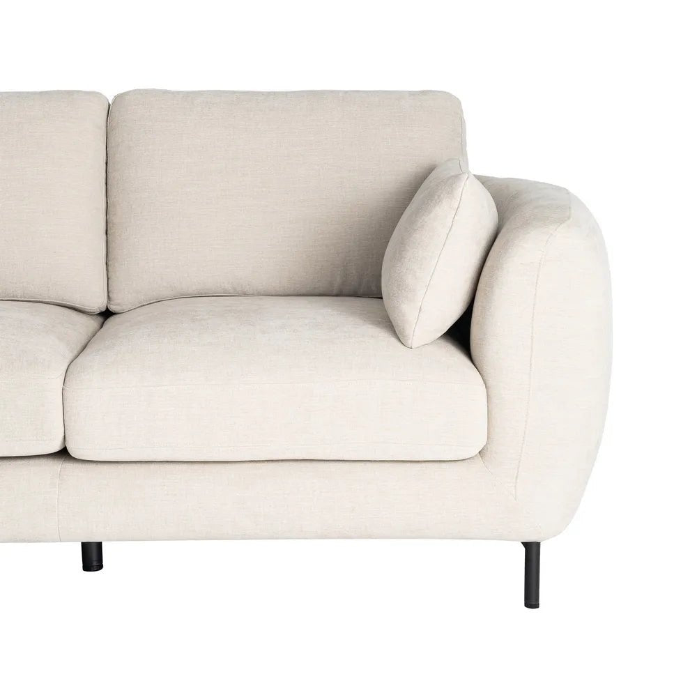 2 Seater Cream Sofa - LUXONAS HOME