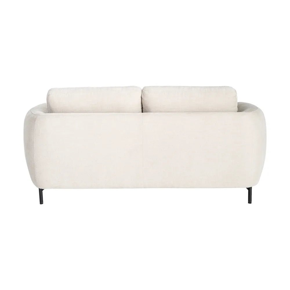 2 Seater Cream Sofa - LUXONAS HOME