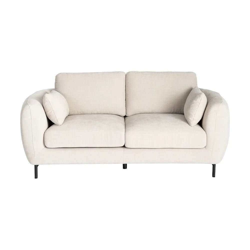 2 Seater Cream Sofa - LUXONAS HOME