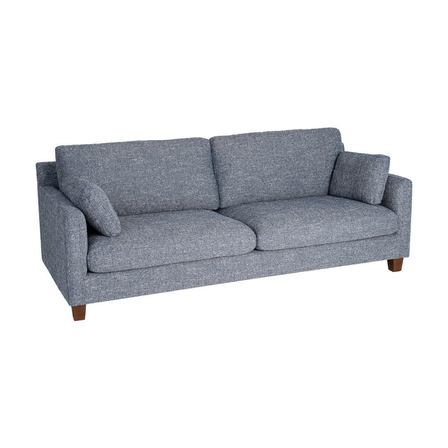 3 Seater Blue Weave Sofa
