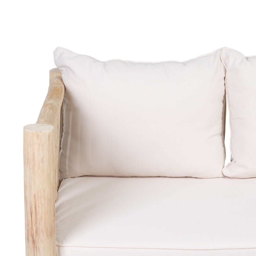 3 Seater Natural Way Teak Sofa - LUXONAS