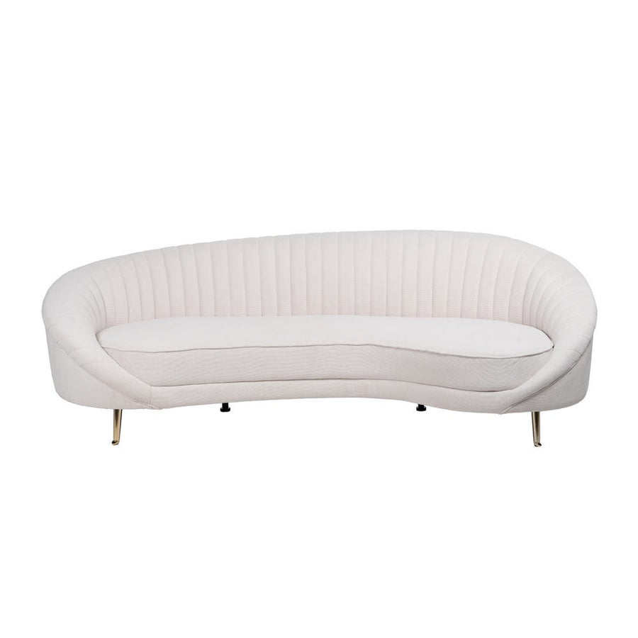 3 Seater Beige Moon Sofa