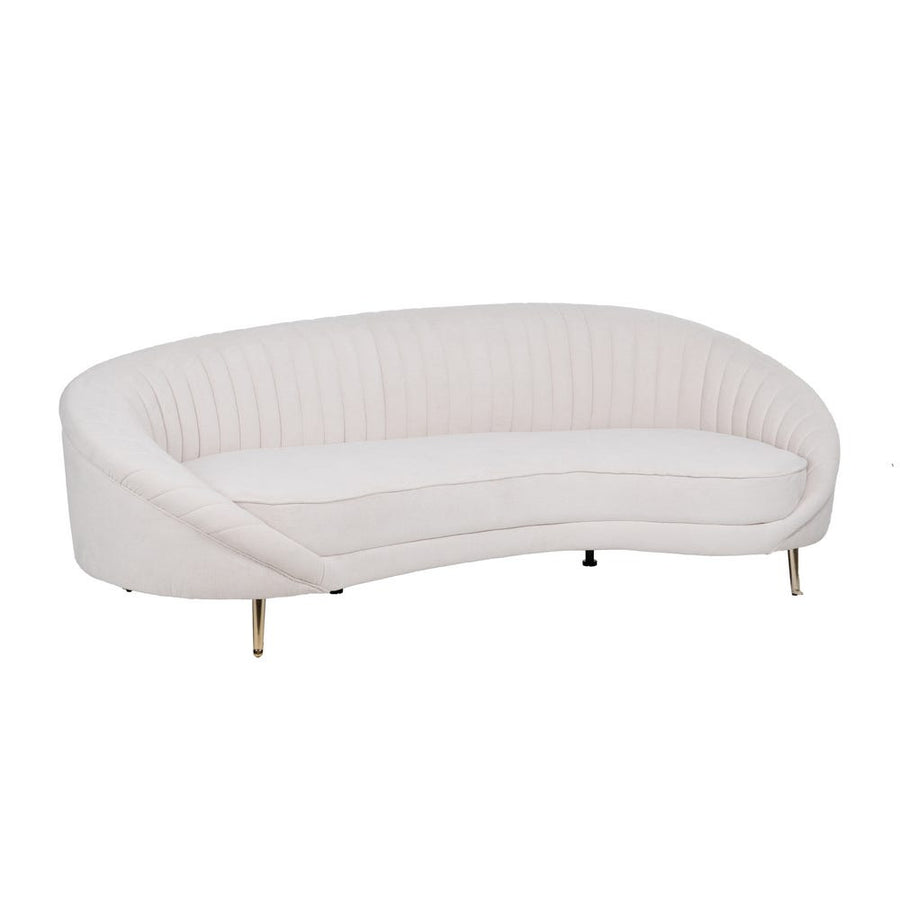 3 Seater Beige Moon Sofa