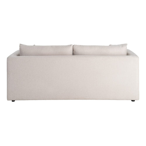 3 SEATER SOFA CREAM WEAVE-WOOD 210 X 96 X 86 CM - LUXONAS HOME