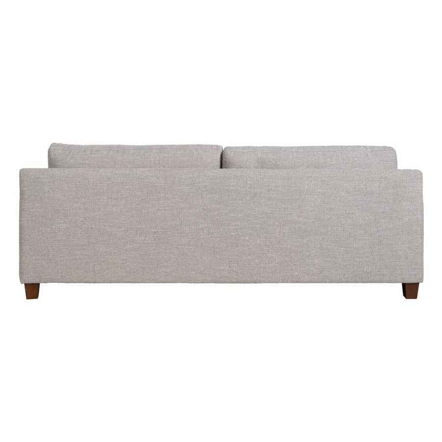 3 Seater Sofa Grey Weave Wood