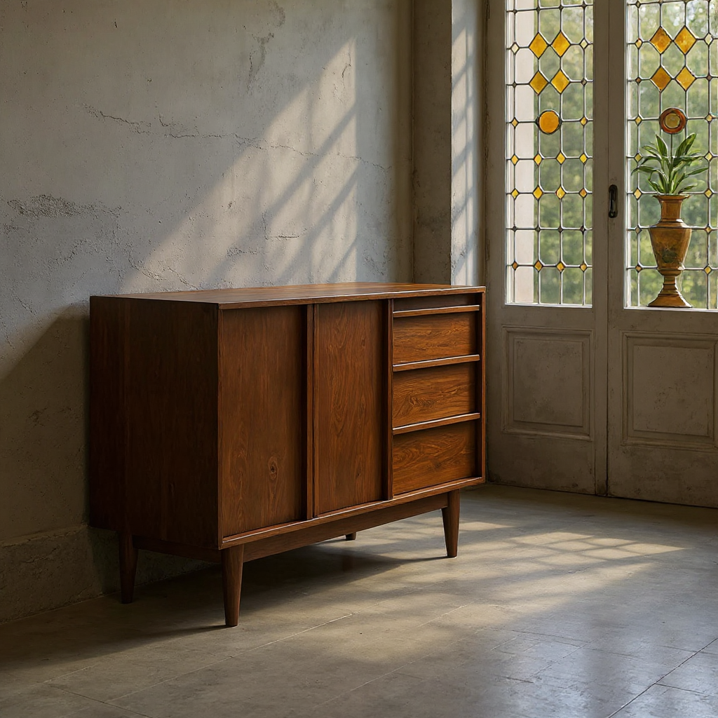 Regal Mango 2 Door 3 Drawers Cabinet