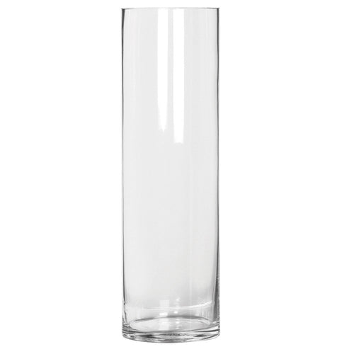 50cm Tall Glass Cylinder Vase