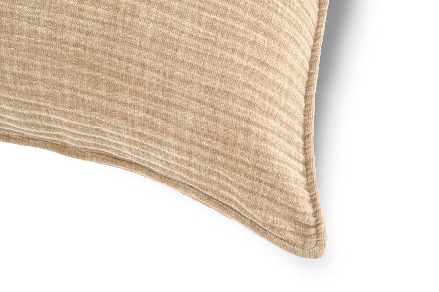 Throw cushion (filled) JULIETTE - 45x45 cm: Sand