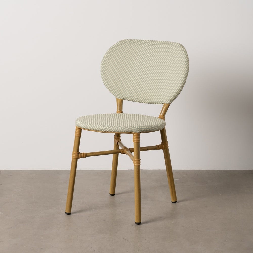 Aquamarine Aluminum Textilene Chair 47 x 60 x 79 cm