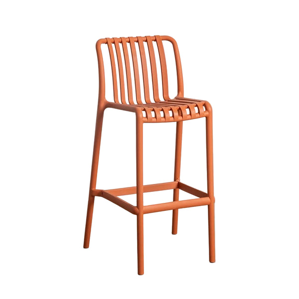 Terracotta Polypropylene Outdoor Stool