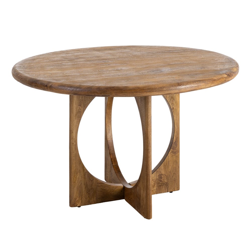 Honey Mango Wood Square Dining Table