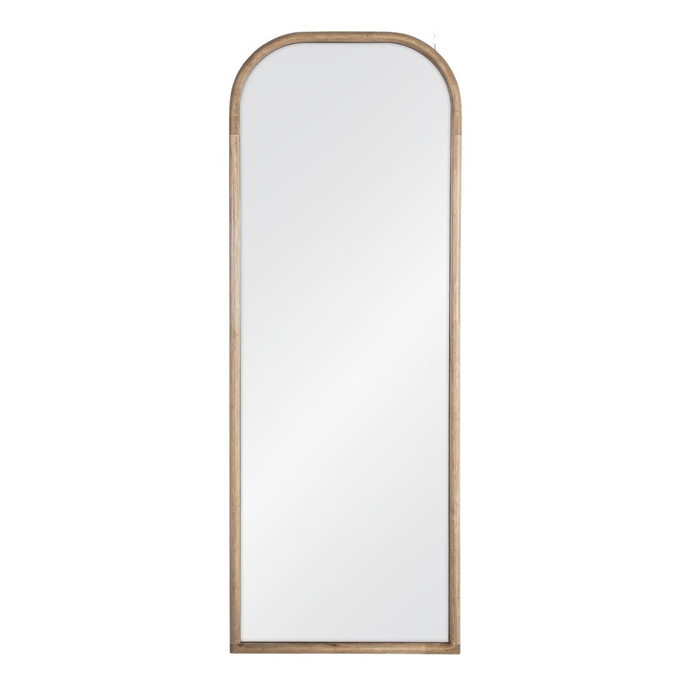 Natural Wood Frame Full-Length Mirror