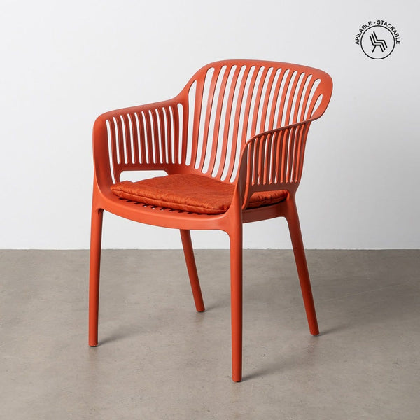 Stackable Outdoor Chair Made of Polypropylene, Dimensions: 55 x 61 x 80 cm