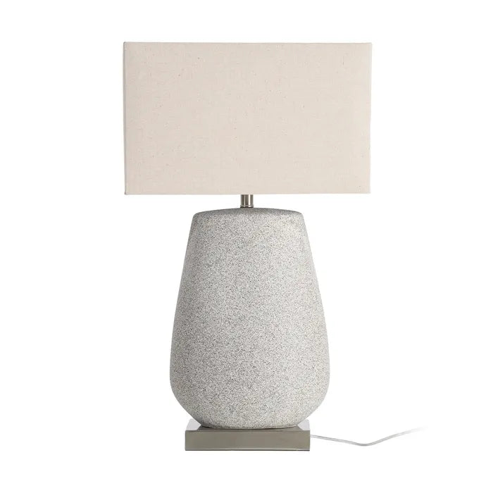 Flat Ceramic Base Table Lamp
