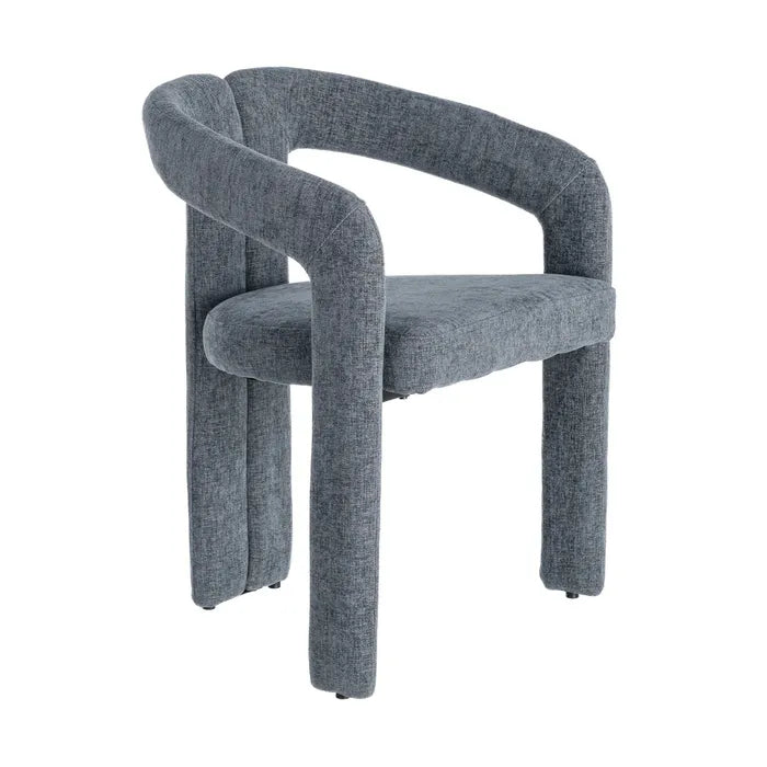 Blue Arch Fabric Chair