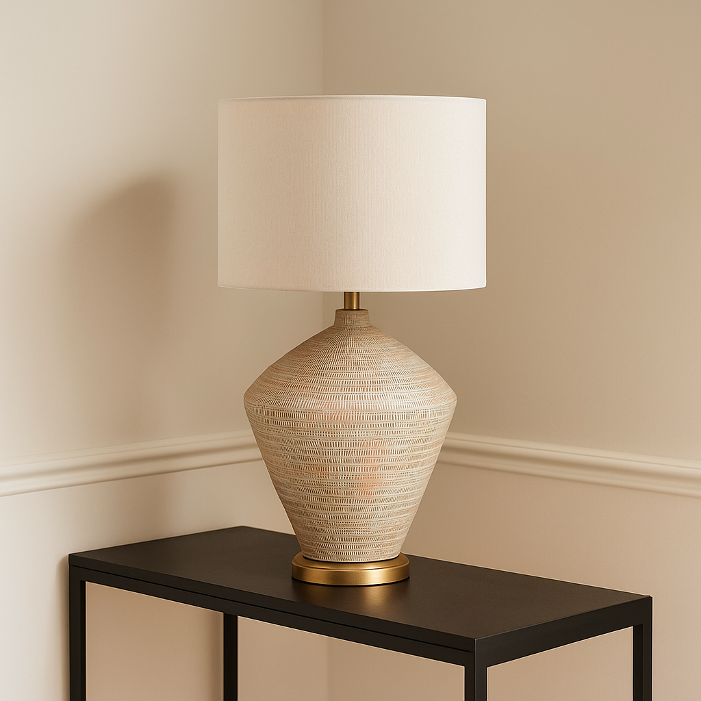 Tranquil Ceramic Table Lamp - Elegant Home Lighting